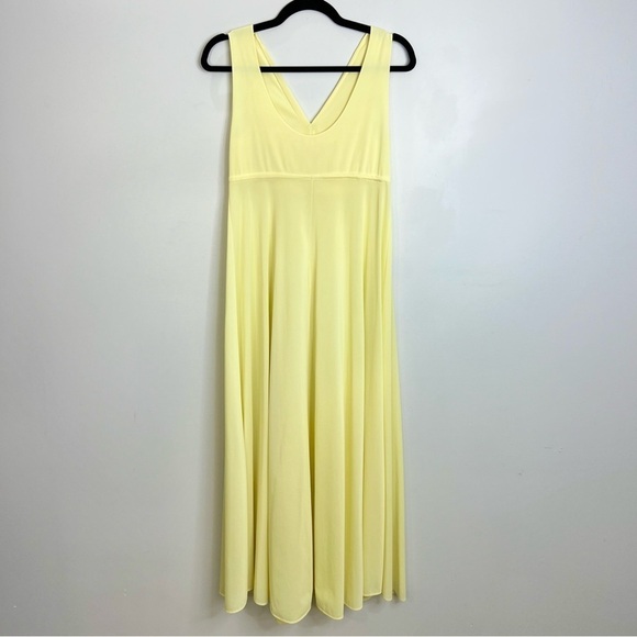 Vintage 60s 70s Cahill Montreal yellow nylon peignoir robe night gown set - Picture 6 of 16